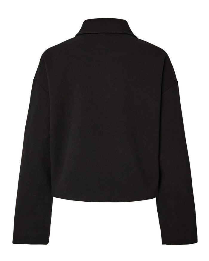 AYA JAKKE - SORT - Dinvintageshop