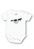 Baby White and Green 3 Animals with Banff Onesie
