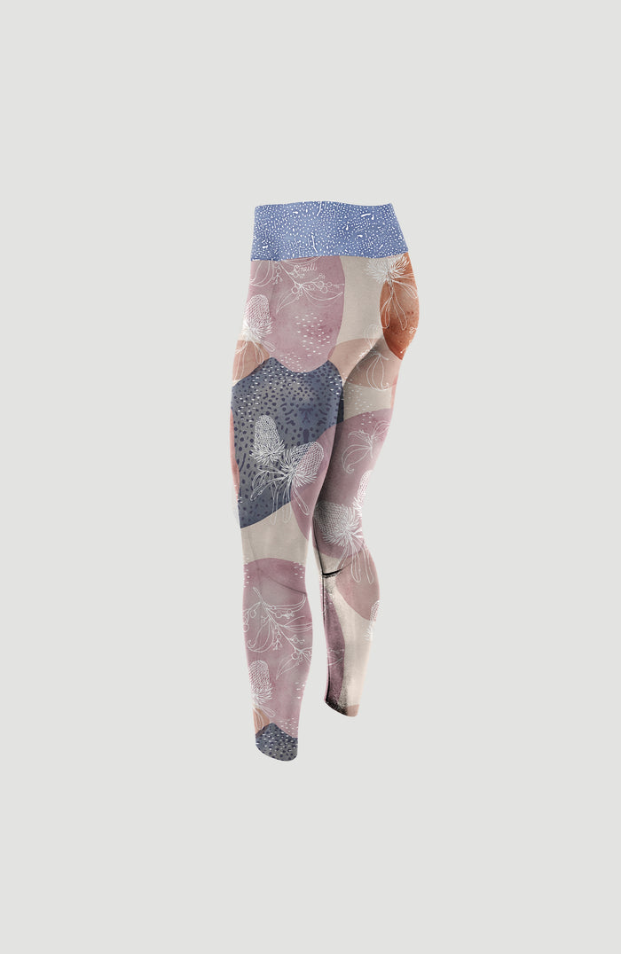 Bahia 1.5mm Neoprene Leggings | DESERT BLOOM/DRIFT BLUE