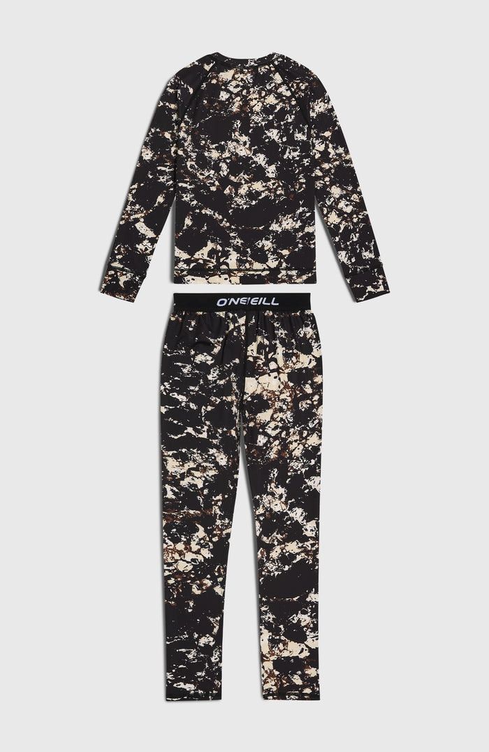Baselayer Set | Black/Beige Quarry