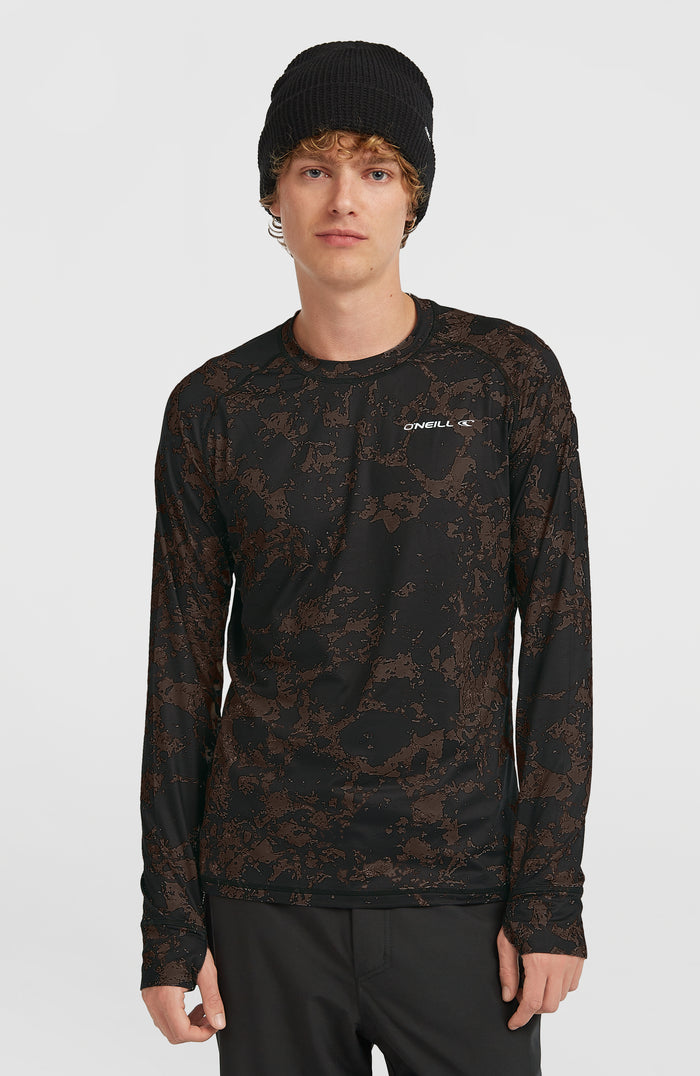 Baselayer Top | Black/Beige Quarry