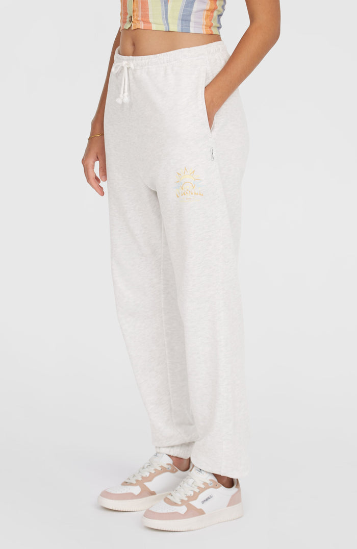 Beach Vintage Sweatpants | White Melange