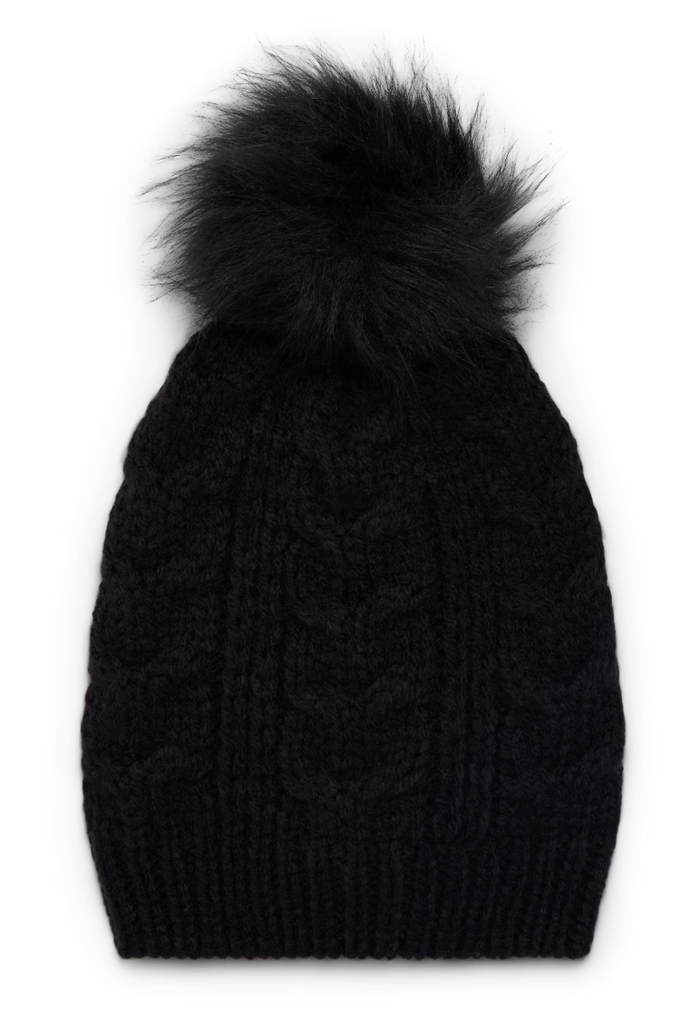 Beanie - Black Pom Pom