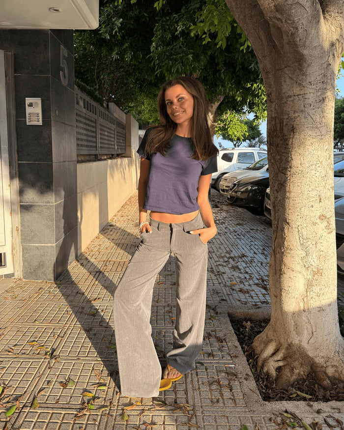 BELLA SUIT PANT - GREY