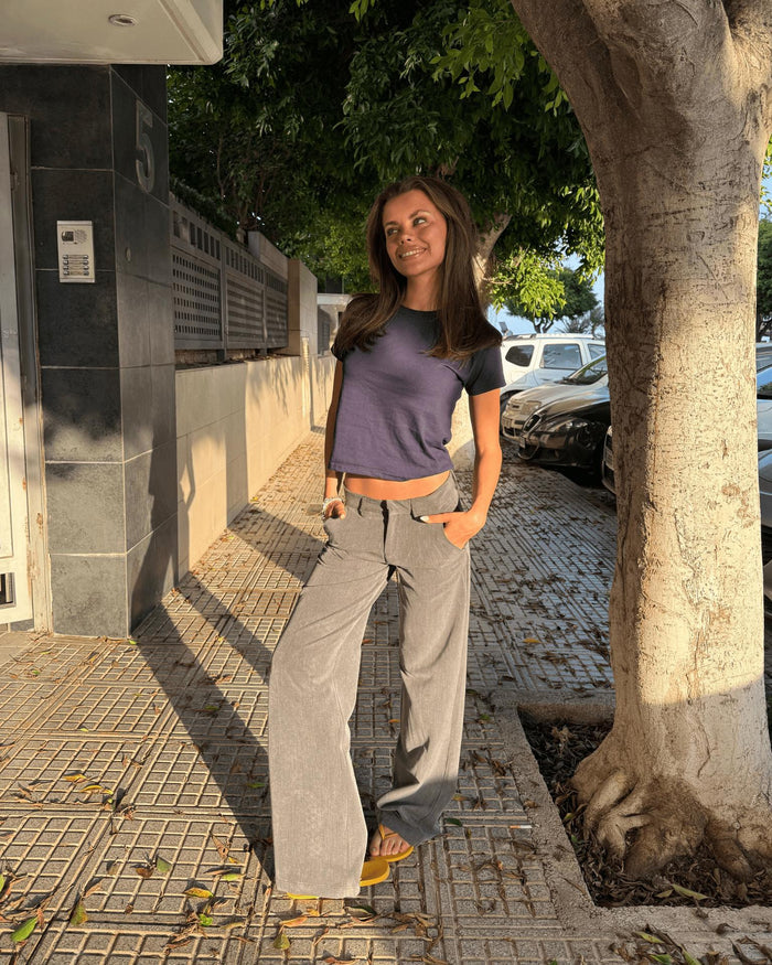 BELLA SUIT PANT - GREY