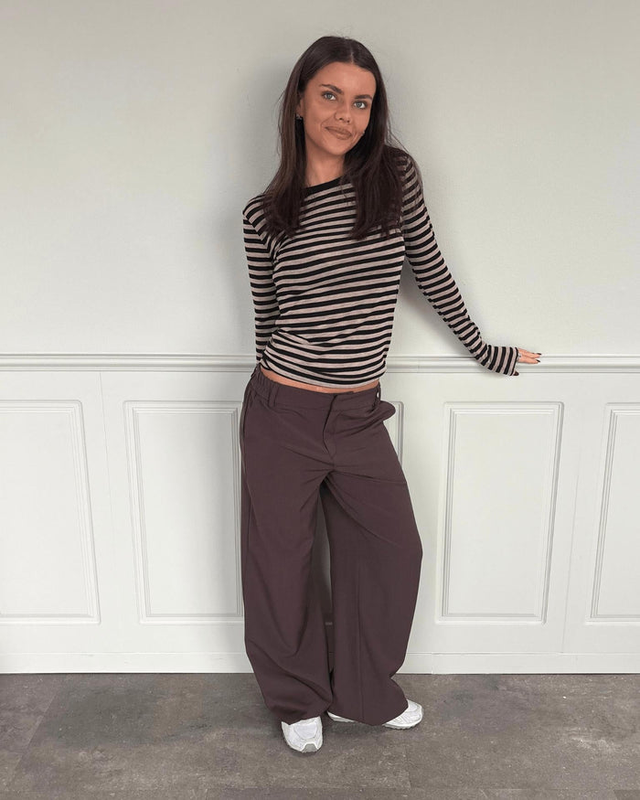 BELLA SUIT PANT (NEW) - BROWN