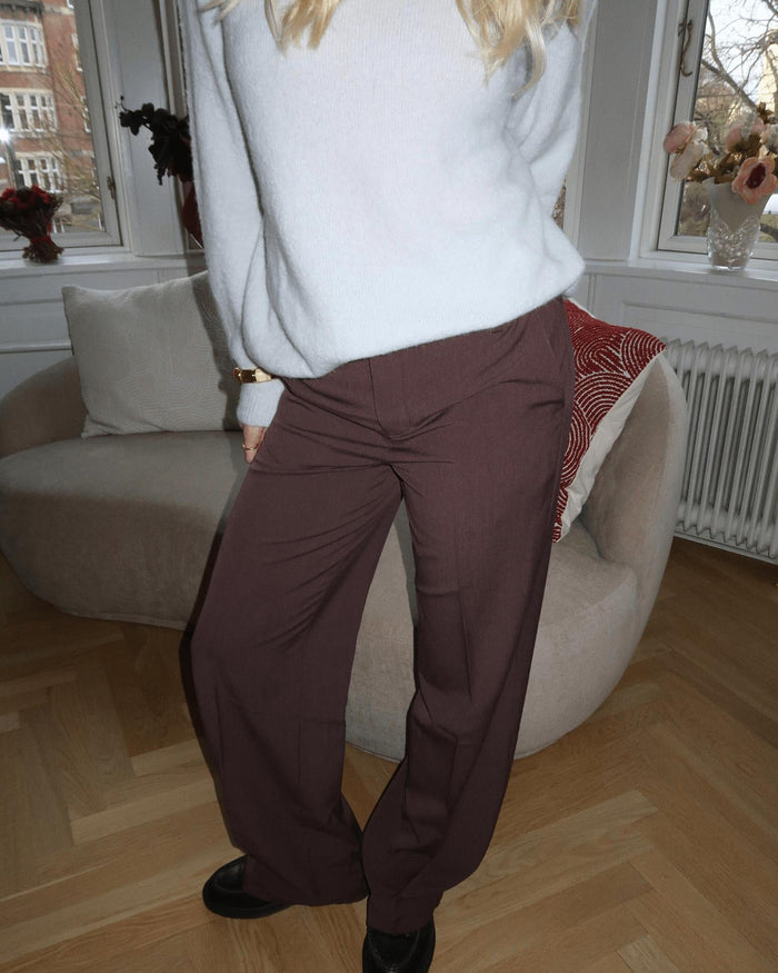 BELLA SUIT PANT (NEW) - BROWN