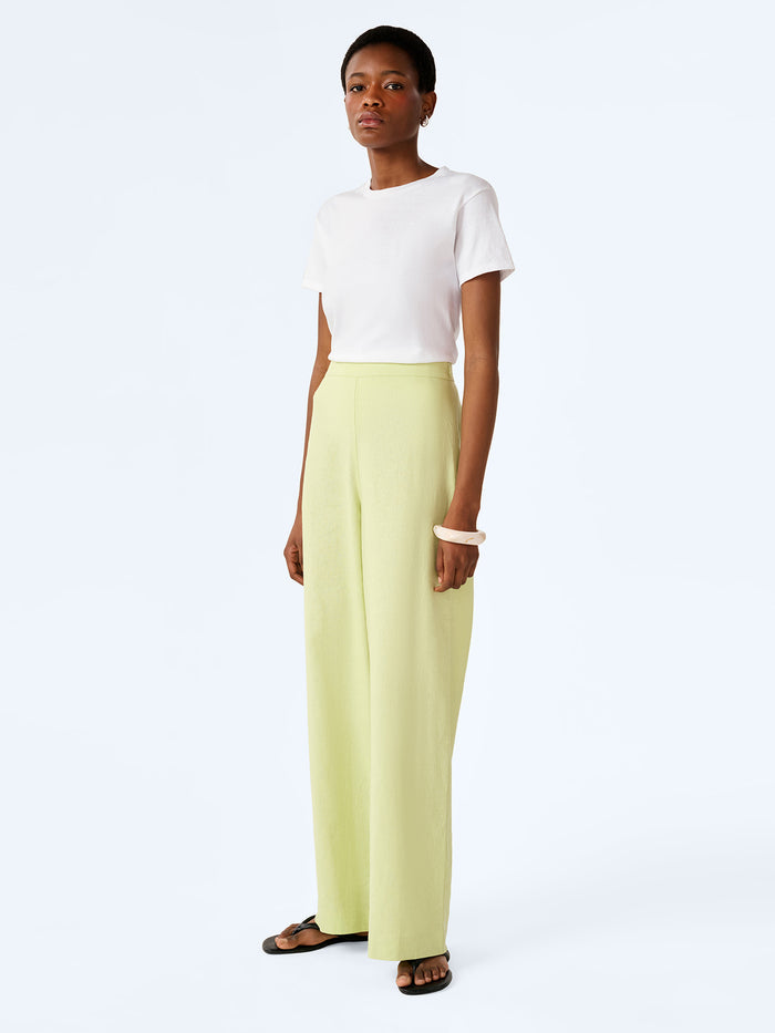 Birch Trouser in Shaddow Lime