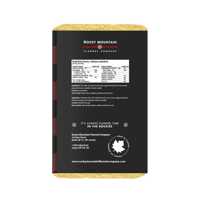 Black Bear 70% Belgian Dark Chocolate