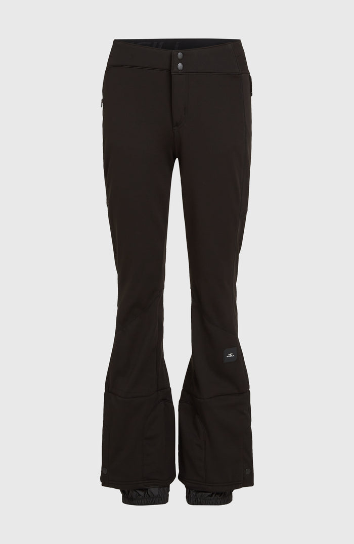 Blessed Softshell Hybrid Skinny Snow Pants | Black Out