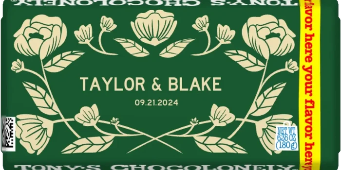 boho wedding favor-Tony’s Chocolonely United States