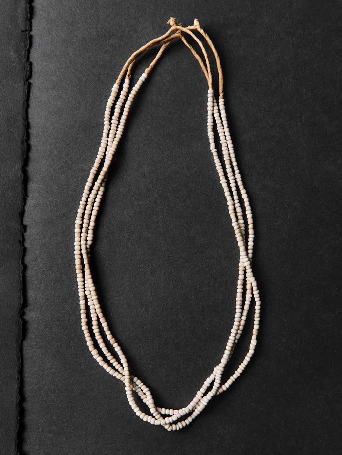 Dark Slate Gray bone small glass beads