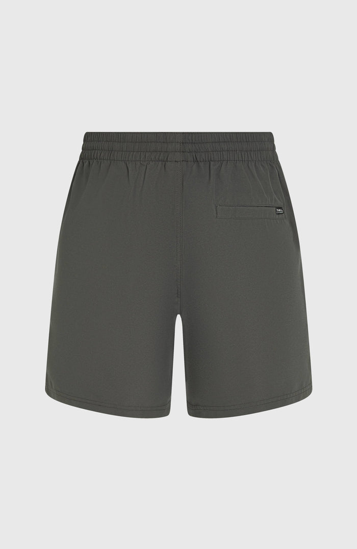 Cali Block 15'' Swim Shorts | Green Dusty Flower