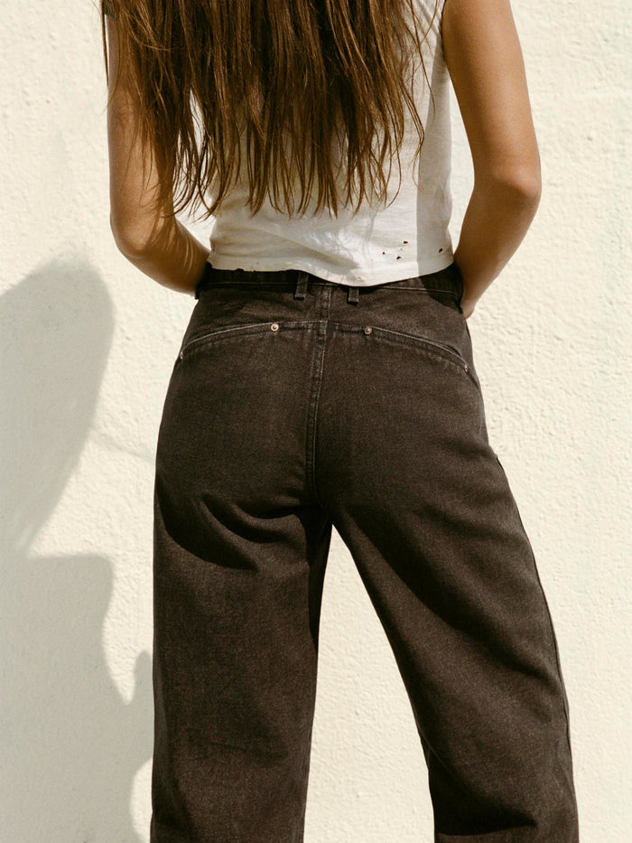 Antique White cassidy brown broken twill