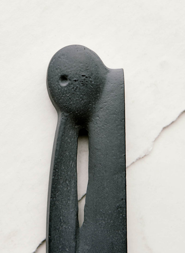 Dark Slate Gray cast iron rabbit bottle opener