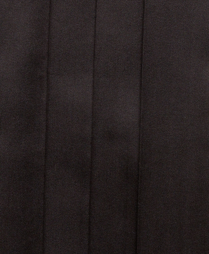 CH100001 | Black Satin Self-tie Bow Tie & Cummerbund Set