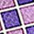 CL020502 | Sterling Checkerboard Violet & Light Purple Cufflinks