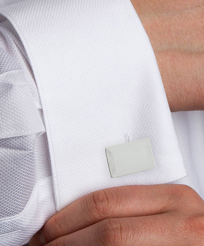 CL185502 | Engravable Sterling Silver Cufflinks