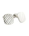 CL188502 | Sterling Silver Cushion Cufflinks