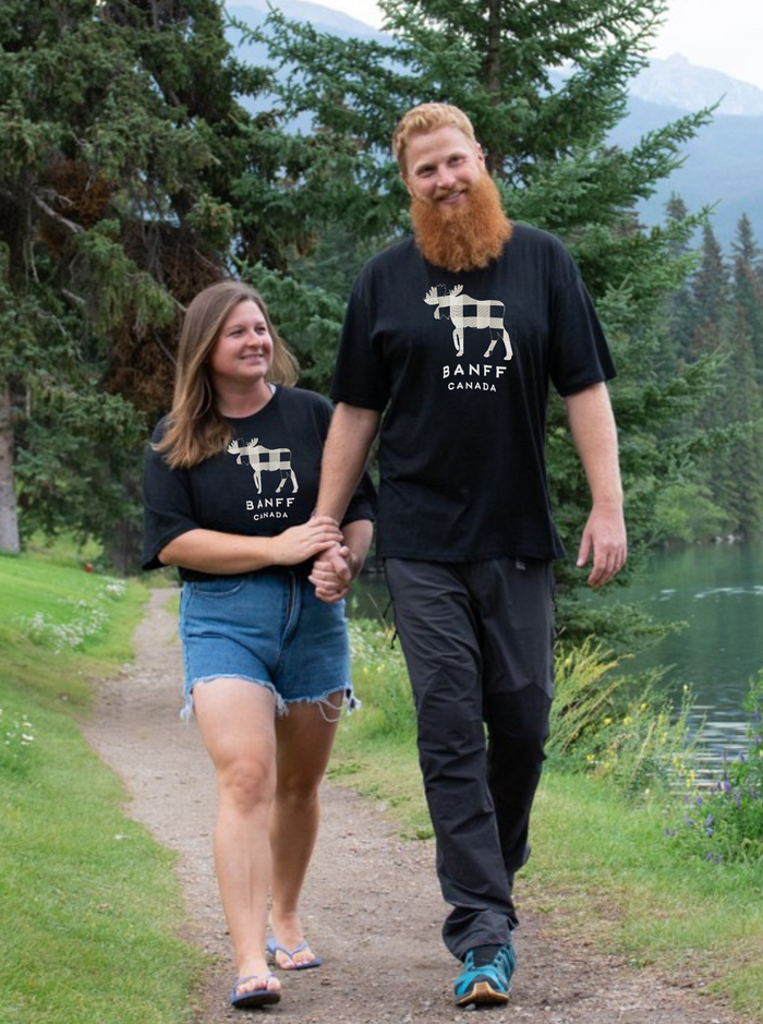 Classic Black Moose with Banff T-Shirt