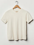 Antique White classic knit midweight crew