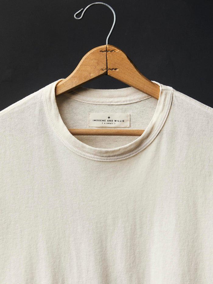 Light Gray classic knit midweight crew