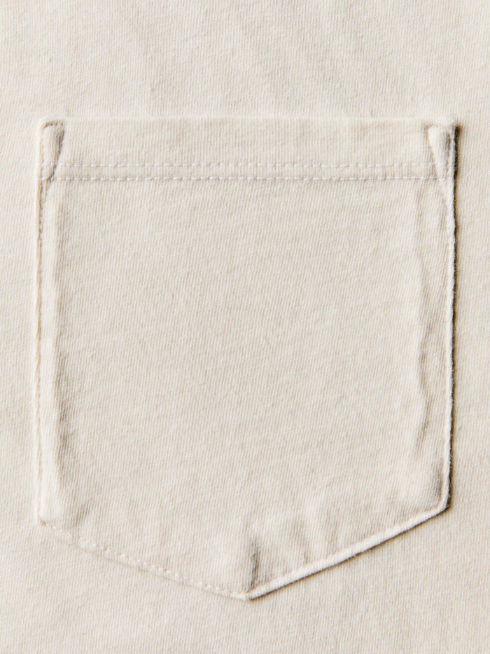 Light Gray classic knit pocket tee