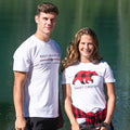 Classic Rocky Mountain Flannel T-shirt in White