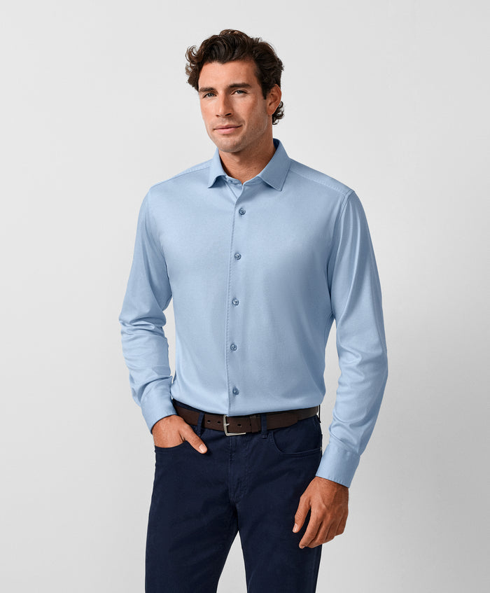 CMSK12150454 | Sky Cotton Knit Sport Shirt
