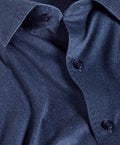 CMSK13105412 | Navy Solid Knit Sport Shirt