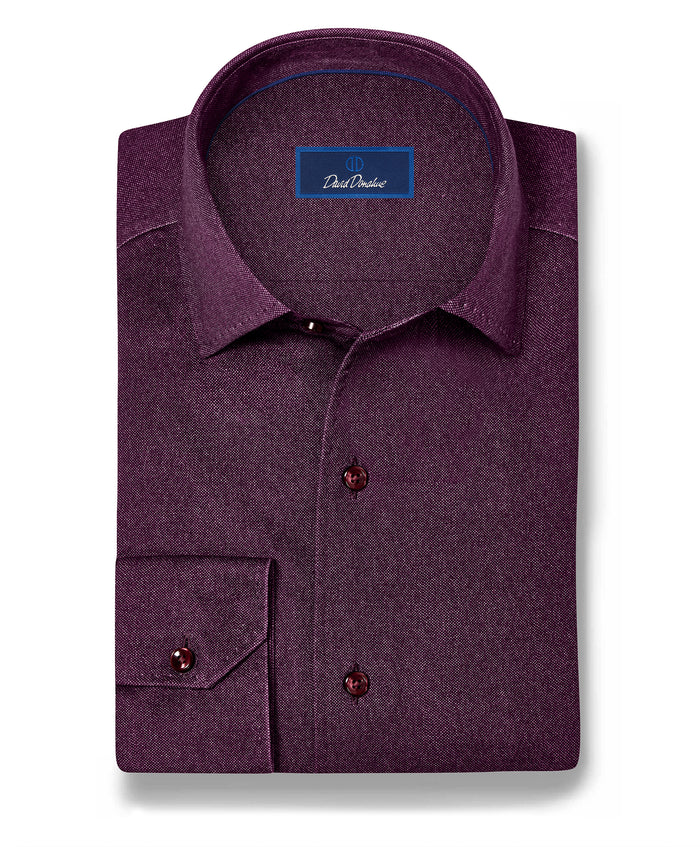 CMSK13105606 | Cabernet Solid Knit Sport Shirt