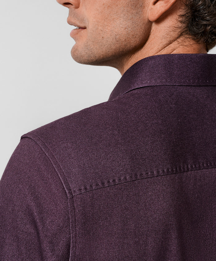 CMSK13105606 | Cabernet Solid Knit Sport Shirt