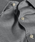 CMSK13829016 | Charcoal & White Check Knit Sport Shirt