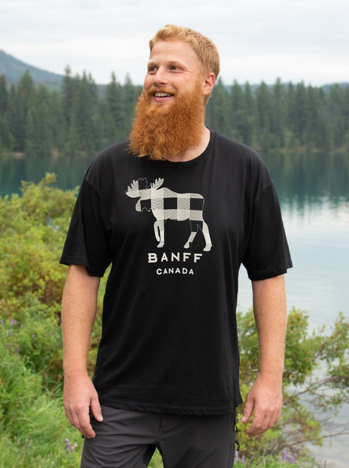 Comfort Black Moose with Banff T-Shirt