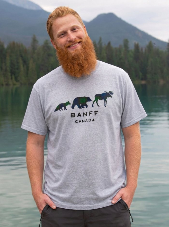 Comfort Grey 3 Animals with Banff T-Shirt