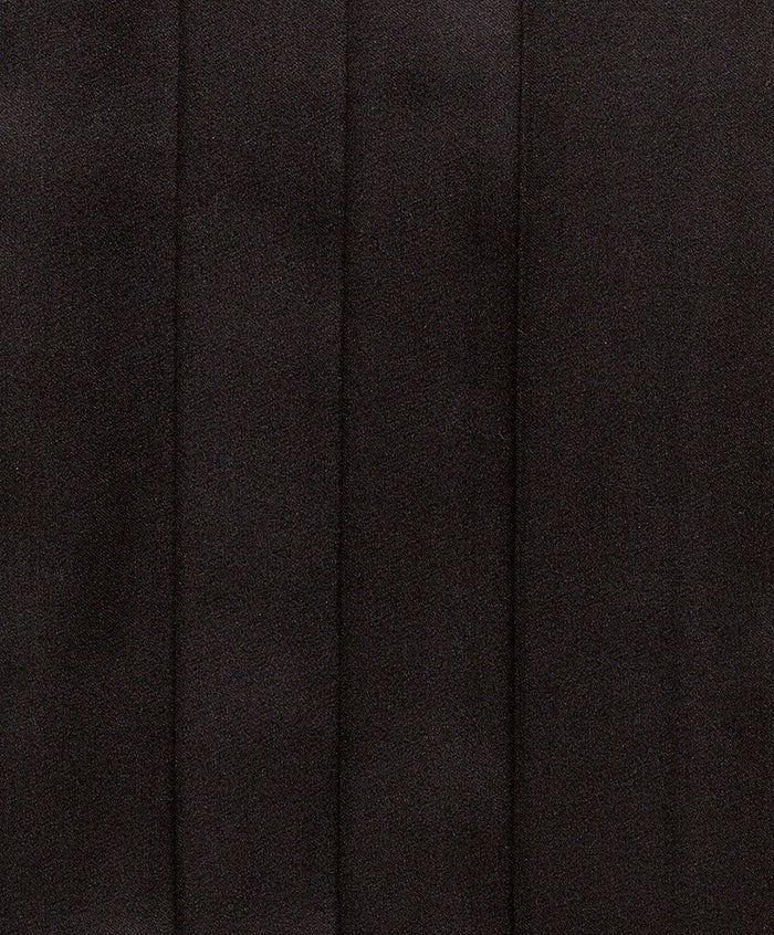 CP100001 | Black Satin Pre-tied Bow Tie & Cummerbund Set