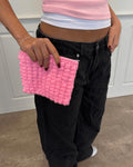 CROCHET CLUTCH - PINK