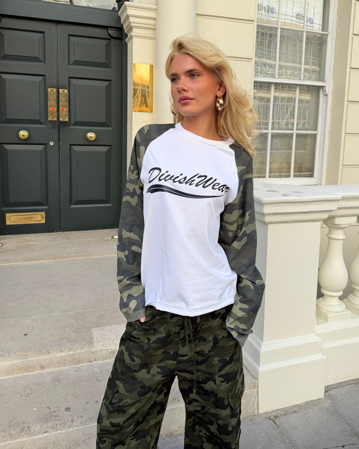 DAHLIA TEE - CAMO - Dinvintageshop