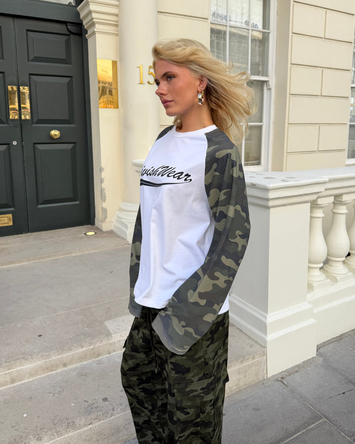 DAHLIA TEE - CAMO - Dinvintageshop