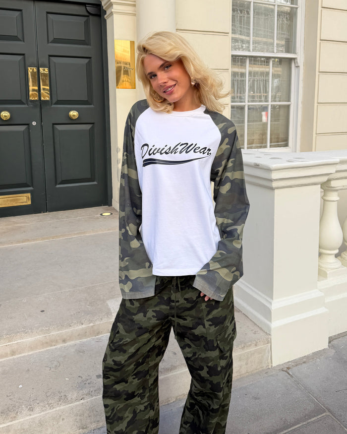 DAHLIA TEE - CAMO - Dinvintageshop