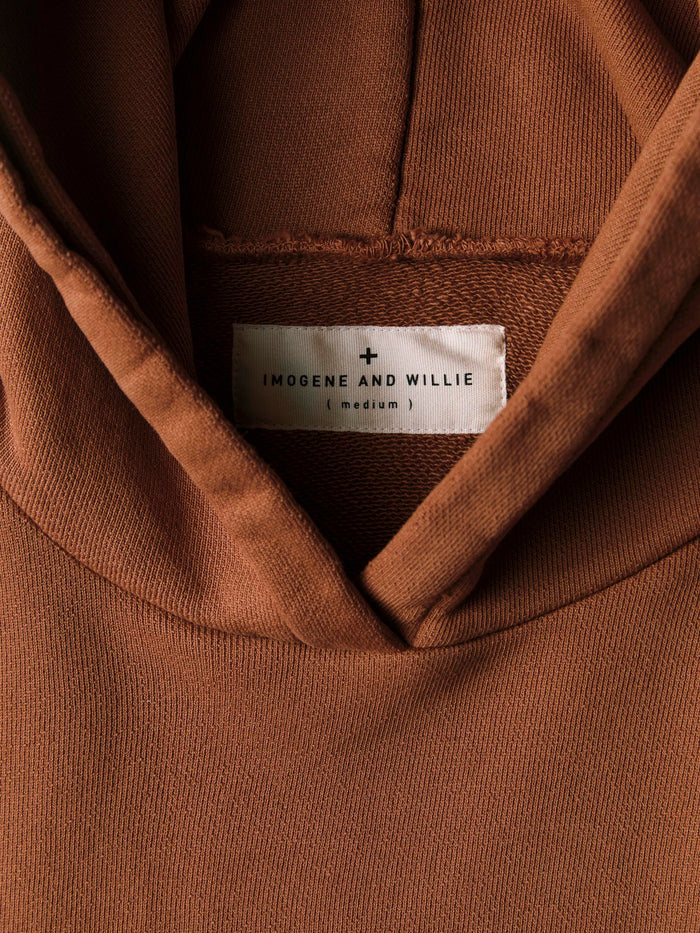 Dark Slate Gray davenport hoodie in brown