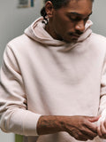 Gray davenport hoodie in pink stone