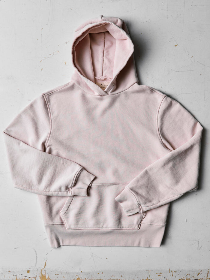 Gray davenport hoodie in pink stone