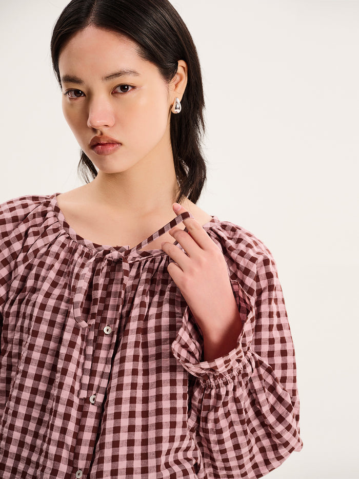 Dianne Gingham Shirt