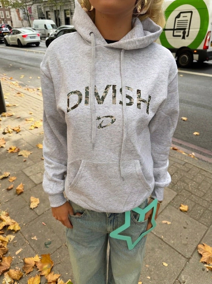 DICTE HOODIE - LIGHT GREY - Dinvintageshop
