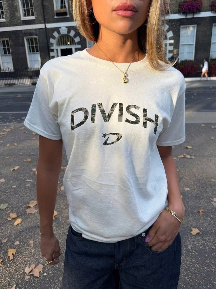 DICTE TEE - WHITE - Dinvintageshop