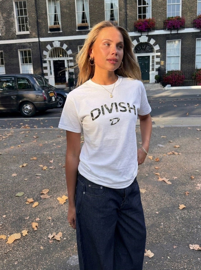 DICTE TEE - WHITE - Dinvintageshop
