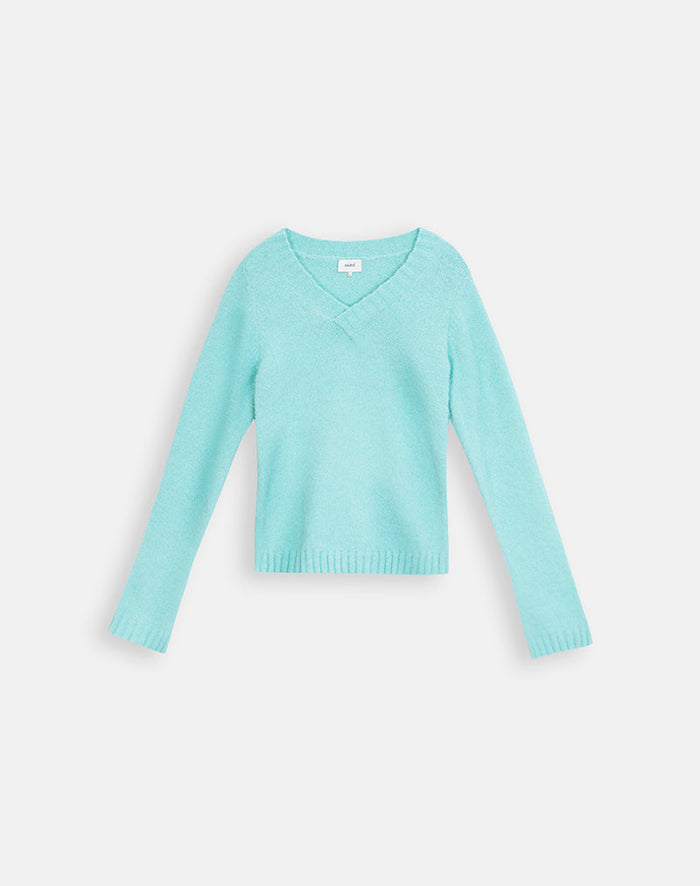 Image of Dinesa Jumper in Knit Blue Tint