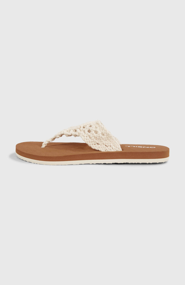 Ditsy Crochet Sandals | Snow White