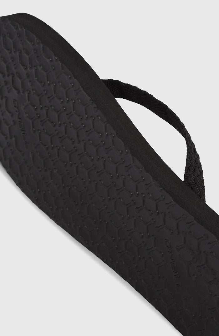 Ditsy Jacquard Sandals | Black Out